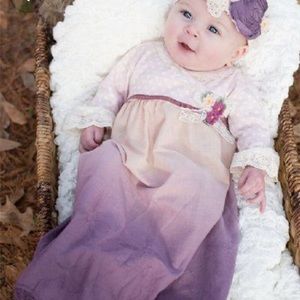 Haute Baby “PurrFect” Collection Baby Gown